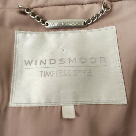 Windsmoor Beige Hooded Midi Length Fall Coat Timeless Fashion Large Pockets NWOT - Picture 4 of 16